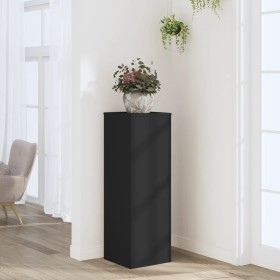 Soportes para plantas madera de ingeniería negro 33x33x100 cm de , Soportes para macetas - Ref: Foro24-852952, Precio: 69,42 ...