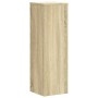 Soportes de plantas 2 uds madera roble Sonoma 25x25x80 cm de , Soportes para macetas - Ref: Foro24-852944, Precio: 61,36 €, D...