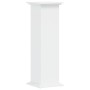 Soportes para plantas madera de ingeniería blanco 33x33x100 cm de , Soportes para macetas - Ref: Foro24-852978, Precio: 69,13...