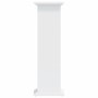 Soportes para plantas madera de ingeniería blanco 33x33x100 cm de , Soportes para macetas - Ref: Foro24-852978, Precio: 69,13...
