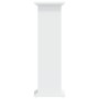 Soportes para plantas madera de ingeniería blanco 33x33x100 cm de , Soportes para macetas - Ref: Foro24-852978, Precio: 69,13...