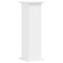 Soportes para plantas madera de ingeniería blanco 33x33x100 cm de , Soportes para macetas - Ref: Foro24-852978, Precio: 69,13...