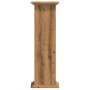 Soportes de planta madera ingeniería roble artisian 33x33x100cm de , Soportes para macetas - Ref: Foro24-852986, Precio: 48,6...