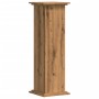 Soportes de planta madera ingeniería roble artisian 33x33x100cm de , Soportes para macetas - Ref: Foro24-852986, Precio: 48,6...