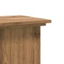 Soportes de planta madera ingeniería roble artisian 33x33x100cm de , Soportes para macetas - Ref: Foro24-852986, Precio: 48,6...