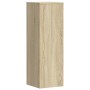 Soportes para plantas 2 uds madera roble Sonoma 33x33x100 cm de , Soportes para macetas - Ref: Foro24-3307884, Precio: 109,20...