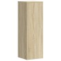 Soportes para plantas 2 uds madera roble Sonoma 33x33x100 cm de , Soportes para macetas - Ref: Foro24-3307884, Precio: 109,20...