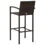 Conjunto de bar para jardín 3 piezas ratán sintético marrón de , Conjuntos de jardín - Ref: Foro24-3064768, Precio: 235,84 €,...