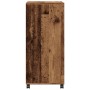 Armario con ruedas madera de ingeniería envejecida 55x40x91 cm de , Aparadores - Ref: Foro24-853189, Precio: 73,28 €, Descuen...
