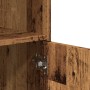 Armario con ruedas madera de ingeniería envejecida 55x40x91 cm de , Aparadores - Ref: Foro24-853189, Precio: 73,28 €, Descuen...