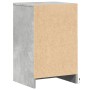 Mesita de noche con luces LED madera ingeniería gris hormigón de , Mesitas de noche - Ref: Foro24-852015, Precio: 80,67 €, De...