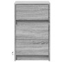 Mesita de noche con luces LED madera de ingeniería gris Sonoma de , Mesitas de noche - Ref: Foro24-852017, Precio: 64,54 €, D...