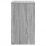 Mesita de noche con luces LED madera de ingeniería gris Sonoma de , Mesitas de noche - Ref: Foro24-852017, Precio: 64,54 €, D...