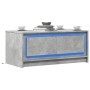 Mesa de centro con luces LED madera de ingeniería gris hormigón de , Mesas de centro - Ref: Foro24-851987, Precio: 105,89 €, ...