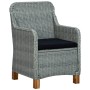 Juego de comedor para jardín de 5 piezas gris claro de vidaXL, Conjuntos de jardín - Ref: Foro24-3068790, Precio: 597,40 €, D...