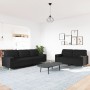 Juego de sofás con cojines 2 piezas tela negro de , Sofás - Ref: Foro24-3278339, Precio: 527,63 €, Descuento: %