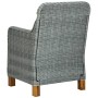 Juego de comedor para jardín de 5 piezas gris claro de vidaXL, Conjuntos de jardín - Ref: Foro24-3068790, Precio: 597,40 €, D...