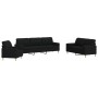 Juego de sofás con cojines 3 piezas tela negro de , Sofás - Ref: Foro24-3278307, Precio: 669,53 €, Descuento: %