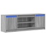 Mueble de TV LED madera ingeniería gris Sonoma 139,5x34x50 cm de , Muebles TV - Ref: Foro24-852199, Precio: 106,00 €, Descuen...