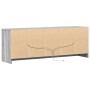 Mueble de TV LED madera ingeniería gris Sonoma 139,5x34x50 cm de , Muebles TV - Ref: Foro24-852199, Precio: 106,00 €, Descuen...