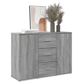 Aparador madera de ingeniería gris Sonoma 90,5x29,5x65 cm de , Aparadores - Ref: Foro24-849879, Precio: 95,40 €, Descuento: %