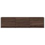 Mueble de TV LED madera ingeniería marrón roble 165x34x40 cm de , Muebles TV - Ref: Foro24-852256, Precio: 105,85 €, Descuent...