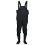 Vadeador de pecho con botas negro talla 42 de , Vadeadores para caza y para pesca - Ref: Foro24-4016985, Precio: 42,77 €, Des...