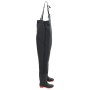 Vadeador de pecho con botas negro talla 44 de , Vadeadores para caza y para pesca - Ref: Foro24-4016987, Precio: 39,71 €, Des...