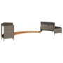 Borde bañera hidromasaje madera acacia y ratán sintético gris de , Accesorios para piscinas y spa - Ref: Foro24-365615, Preci...