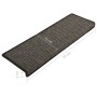 Alfombra autoadhesiva escalera sisal 15 uds antracita 65x21x4cm de vidaXL, Alfombrillas para escalones - Ref: Foro24-326885, ...