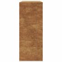 Leñero 100x40x100 cm Acero oxidado de , Bolsas y soportes de leña - Ref: Foro24-850974, Precio: 120,82 €, Descuento: %