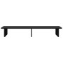 Soporte para monitor madera maciza de pino negro 100x27x15 cm de , Bases y elevadores para ordenadores - Ref: Foro24-854707, ...