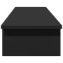 Soporte para monitor madera maciza de pino negro 100x27x15 cm de , Bases y elevadores para ordenadores - Ref: Foro24-854707, ...