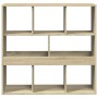 Estantería divisor de espacios roble Sonoma 100x33x94,5 cm de , Librerías y estanterías - Ref: Foro24-854474, Precio: 82,39 €...