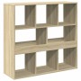 Estantería divisor de espacios roble Sonoma 100x33x94,5 cm de , Librerías y estanterías - Ref: Foro24-854474, Precio: 82,39 €...