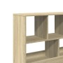 Estantería divisor de espacios roble Sonoma 100x33x94,5 cm de , Librerías y estanterías - Ref: Foro24-854474, Precio: 82,39 €...