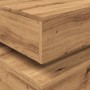 Mesa de centro con luces LED roble artisian 90x50x40 cm de , Mesas de centro - Ref: Foro24-857719, Precio: 116,67 €, Descuent...
