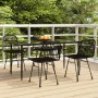 Juego de comedor de jardín 5 piezas ratán sintético negro de , Conjuntos de jardín - Ref: Foro24-3157883, Precio: 431,44 €, D...