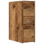 Armario de baño estrecho con ruedas madera envejecida de , Taquillas y armarios de almacenamiento - Ref: Foro24-855284, Preci...