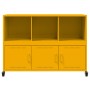 Aparador de acero amarillo mostaza 100,5x39x72 cm de , Aparadores - Ref: Foro24-846737, Precio: 128,90 €, Descuento: %