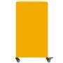 Aparador de acero amarillo mostaza 100,5x39x72 cm de , Aparadores - Ref: Foro24-846737, Precio: 128,90 €, Descuento: %