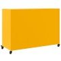 Aparador de acero amarillo mostaza 100,5x39x72 cm de , Aparadores - Ref: Foro24-846737, Precio: 128,90 €, Descuento: %