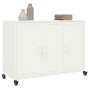 Aparador de acero blanco 100,5x39x72 cm de , Aparadores - Ref: Foro24-846685, Precio: 155,88 €, Descuento: %