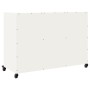 Aparador de acero blanco 100,5x39x72 cm de , Aparadores - Ref: Foro24-846685, Precio: 155,88 €, Descuento: %