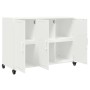 Aparador de acero blanco 100,5x39x72 cm de , Aparadores - Ref: Foro24-846685, Precio: 155,88 €, Descuento: %