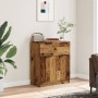 Aparador de madera de ingeniería envejecida 60x30x70 cm de , Aparadores - Ref: Foro24-856838, Precio: 75,66 €, Descuento: %
