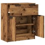 Aparador de madera de ingeniería envejecida 60x30x70 cm de , Aparadores - Ref: Foro24-856838, Precio: 75,66 €, Descuento: %