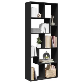 Librería divisora madera de ingeniería negra 67x25x161,5 cm de , Librerías y estanterías - Ref: Foro24-858076, Precio: 95,12 ...