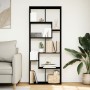 Librería divisora madera de ingeniería negra 67x25x161,5 cm de , Librerías y estanterías - Ref: Foro24-858076, Precio: 95,12 ...