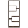 Librería divisora madera ingeniería marrón roble 67x25x161,5 cm de , Librerías y estanterías - Ref: Foro24-858081, Precio: 90...